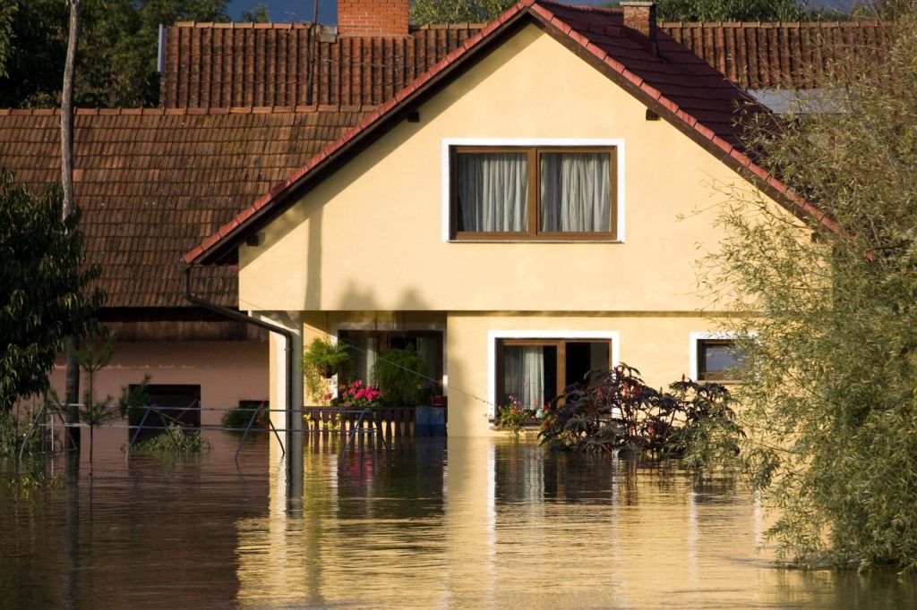 House in flood